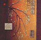 Don Li-Leger Oriental Blossoms II painting